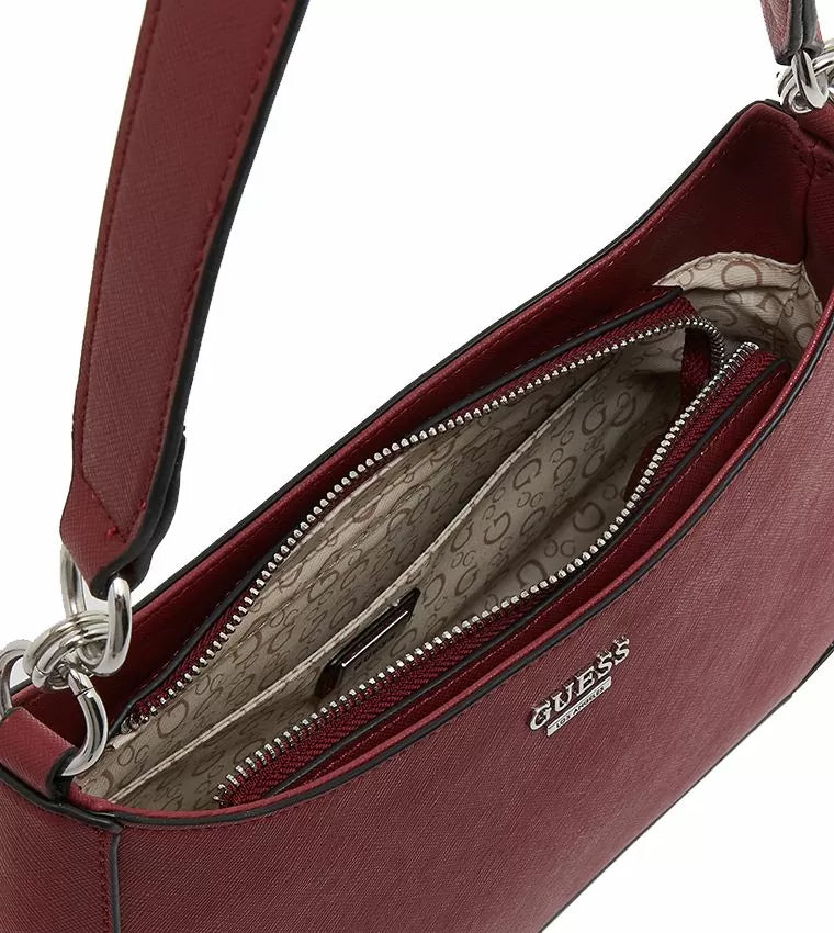 Guess Chardon Logo Detailed Shoulder Bag with Coin Purse