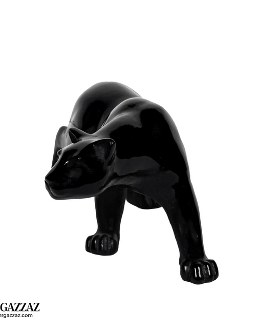 Load image into Gallery viewer, Daum Black Panther Pate de Verre Glass
