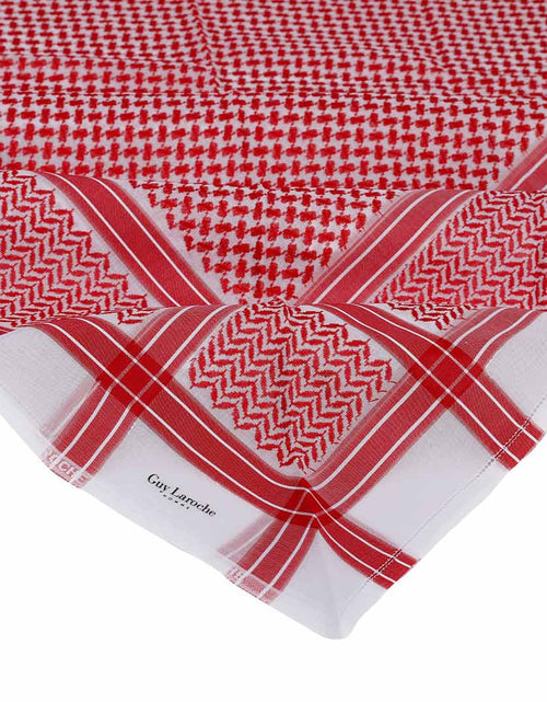 تحميل الصورة إلى عارض المعرض، G Laroche Red English Shemagh GB
