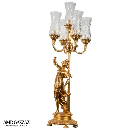 brolux italian Luxury 5 Candlestick  lamp