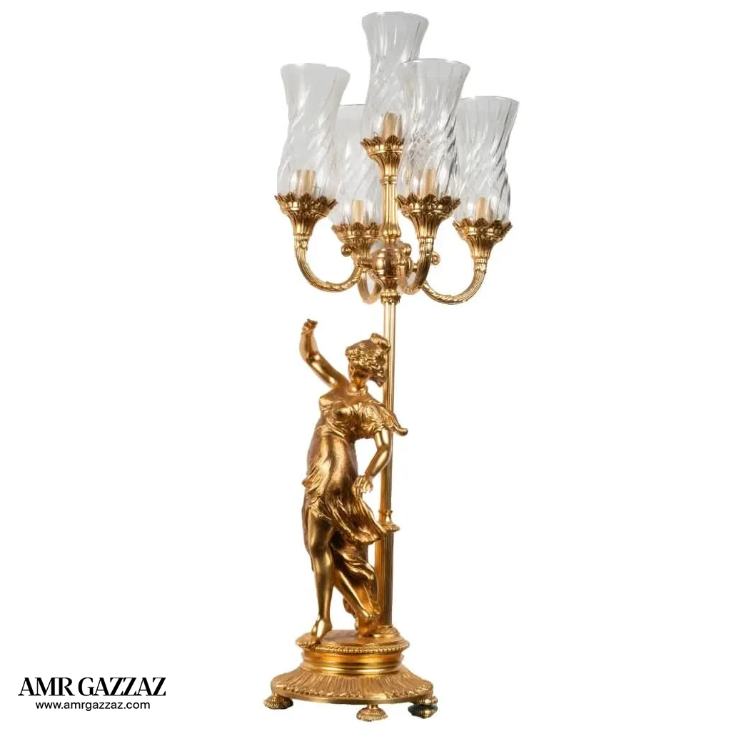 brolux italian Luxury 5 Candlestick  lamp