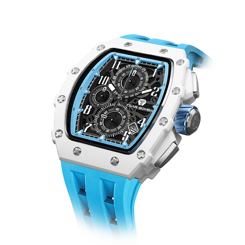 Elemental Series-Bio-ceramic Quartz Watch TB8204B Blue