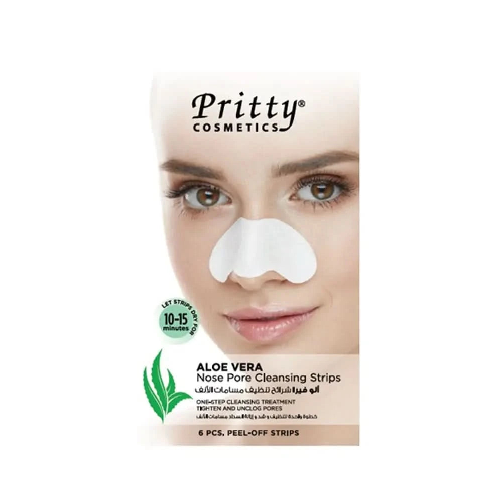 Pritty Nose Pore Strips | Aloe Vera |6 Pcs |Pack