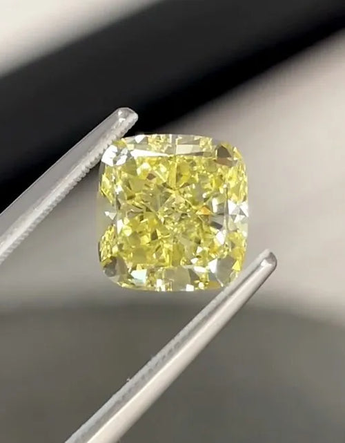 Load image into Gallery viewer, 3.70ct Cushion Cut Fancy Intense Yellow Diamond - GIA Certified
