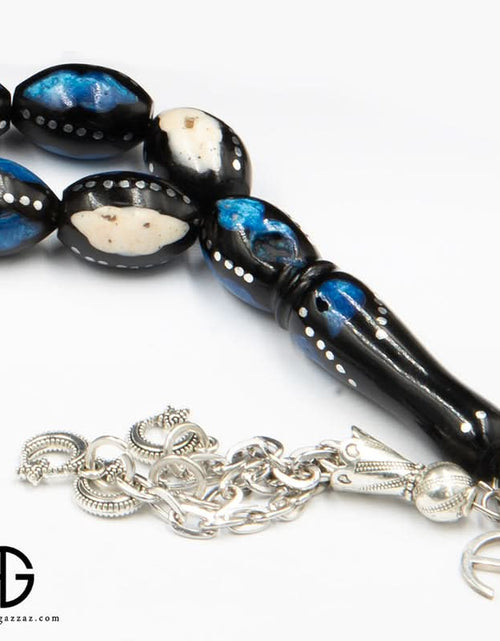 Load image into Gallery viewer, Kauk Prayer Beads, 12Mm, Inlaid With &#39;Labas&#39;
