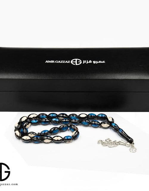 Load image into Gallery viewer, Kauk Prayer Beads, 12Mm, Inlaid With &#39;Labas&#39;
