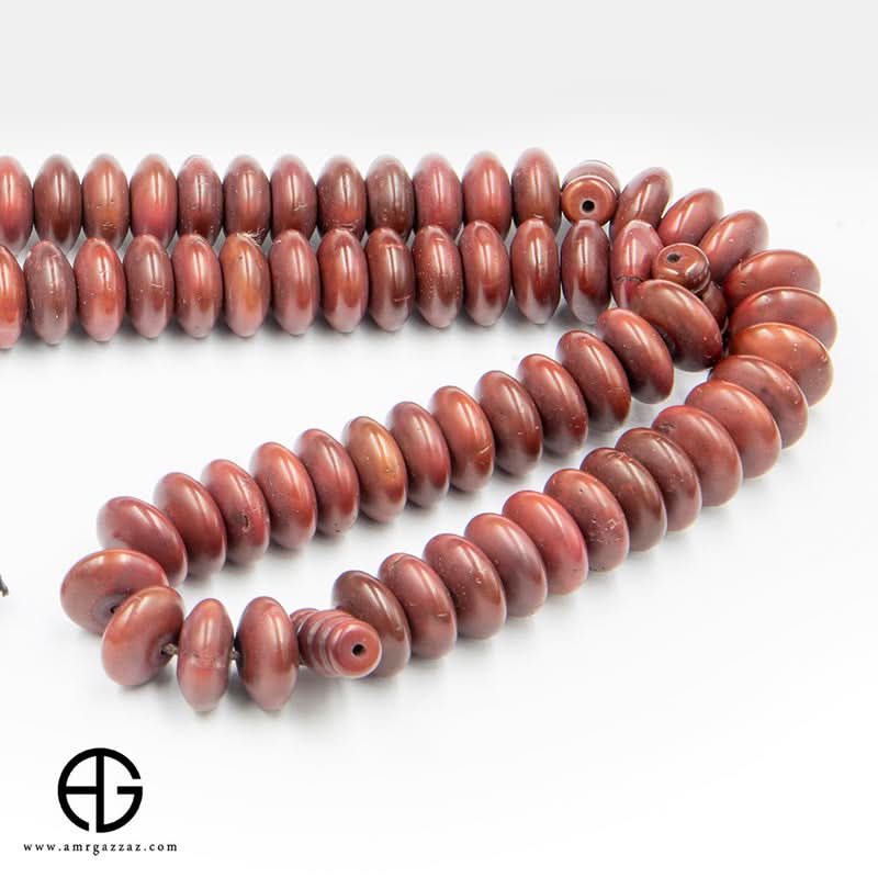 Kauk Prayer Beads, Burgundy Color, 99 Beads