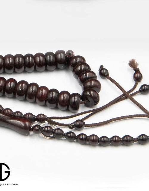 تحميل الصورة إلى عارض المعرض، مسبحة كوك باللون العنابي الداكن، 99 حبة
