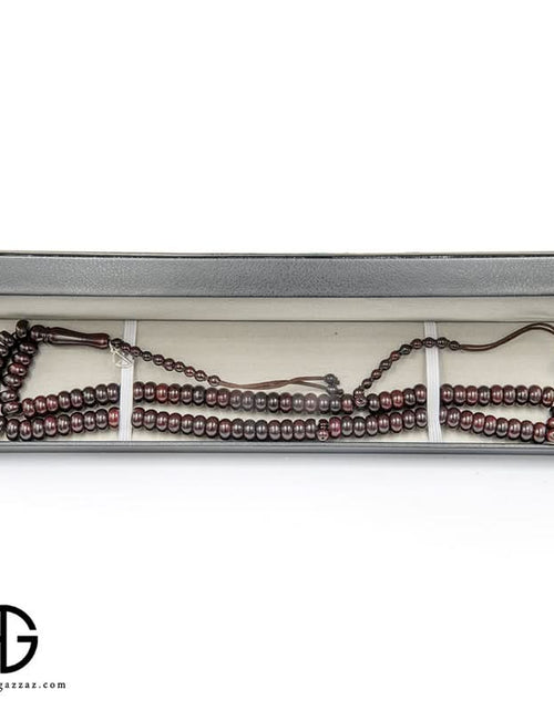 تحميل الصورة إلى عارض المعرض، مسبحة كوك باللون العنابي الداكن، 99 حبة
