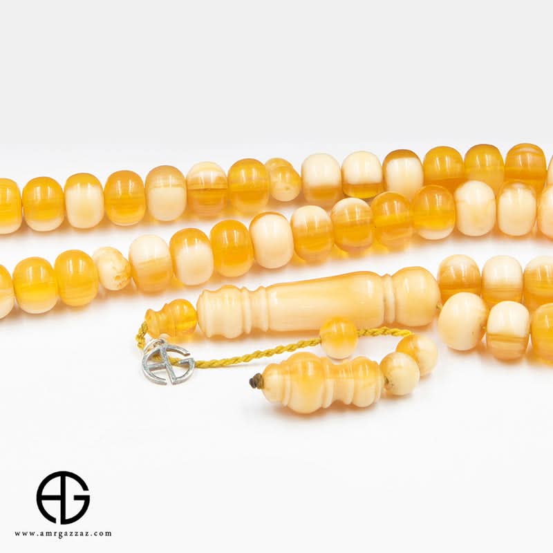 Scented Amber Dust Prayer Beads, 33 Beads