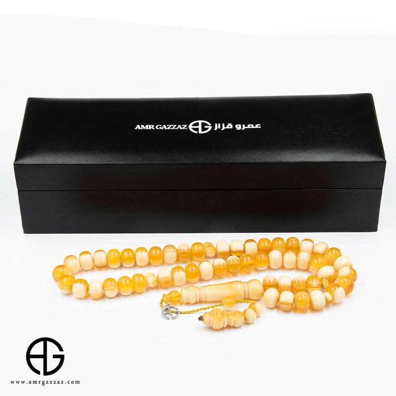 Scented Amber Dust Prayer Beads, 33 Beads