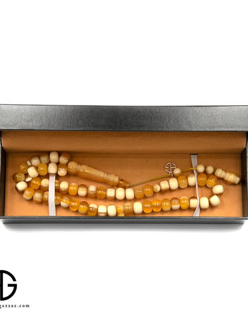 Load image into Gallery viewer, Scented Amber Dust Prayer Beads, 33 Beads
