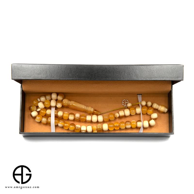 Scented Amber Dust Prayer Beads, 33 Beads