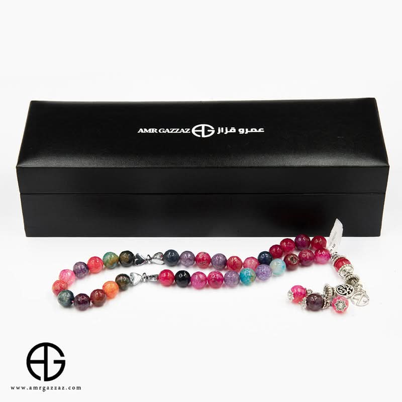 Agate Prayer Beads, 33 Beads, Size 10Mm, 300