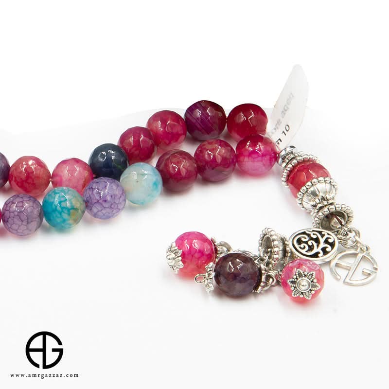 Agate Prayer Beads, 33 Beads, Size 10Mm, 300