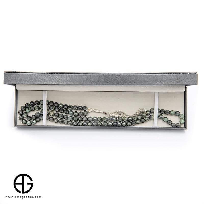 مسبحة صلاة من العقيق الطبيعي، 99 حبة