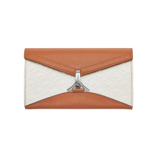 VERTU FOLDED V CATENA CONTRAST COLOR CROSSBODY CHAIN BAG