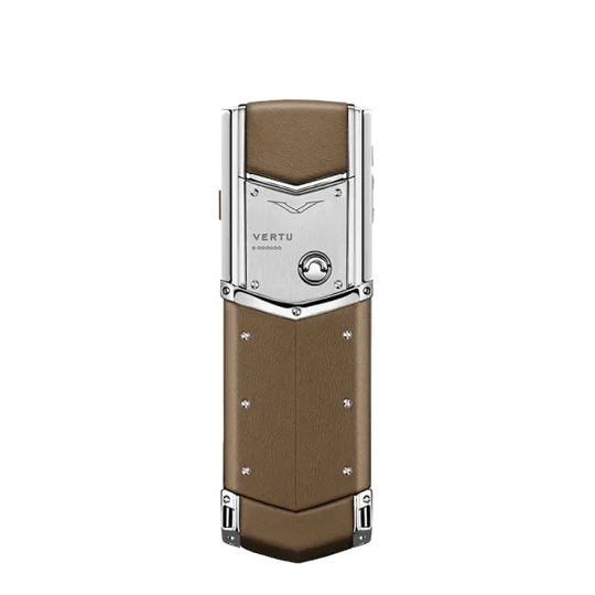 SIGNATURE V STAINLESS STEEL PHONE – PURE SILVER