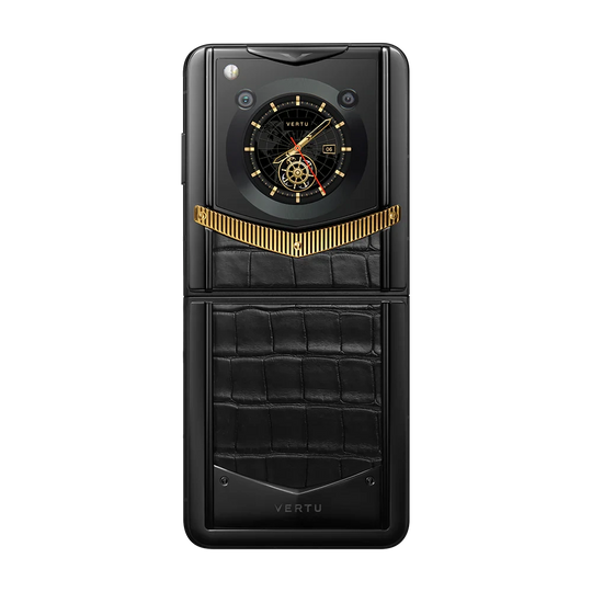 VERTU® IRONFLIP REWARDS YG WITH BLC/BLS BASALT BLACK ALLI BES FEE