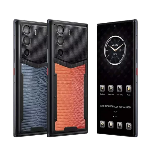 تحميل الصورة إلى عارض المعرض، هاتف METAVERTU LIZARD SKIN 5G WEB3 - برتقالي متدرج
