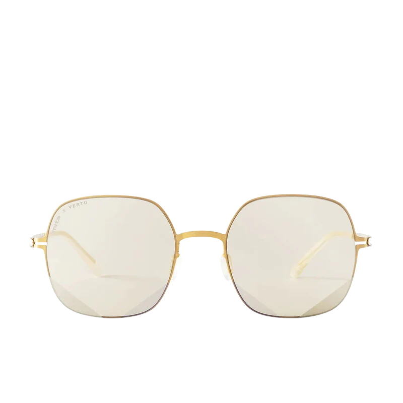 VERTU X BYWP AVIATOR SUNGLASSES GOLD FRAME