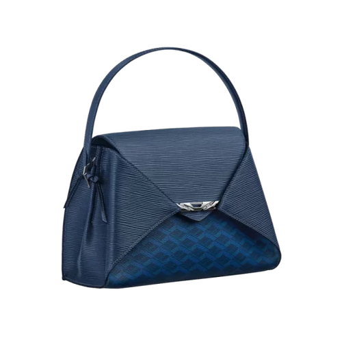 Load image into Gallery viewer, FOLDED V CATENA WORK HANDBAG FOR WOMEN – MULTICOLOR Blue
