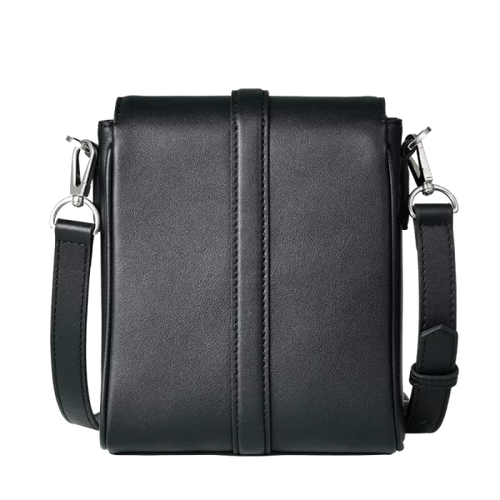 تحميل الصورة إلى عارض المعرض، BUSINESS CROSSBODY LEATHER MINI COURIER &amp; MESSENGER BAG FOR MEN – BLACK
