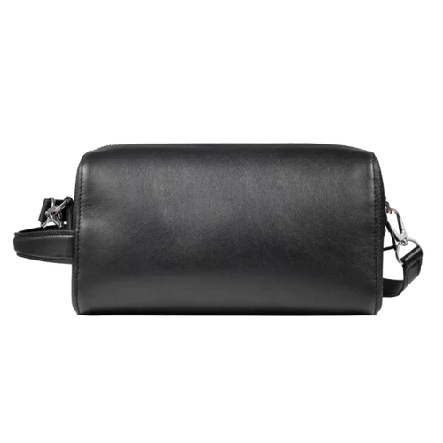 تحميل الصورة إلى عارض المعرض، BLACK CROSSBODY LEATHER BAG – MEN &amp; WOMEN
