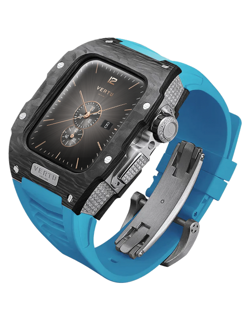 Load image into Gallery viewer, METAWATCH BLACK DIAMOND SMARTWATCH – BLUE STRAP
