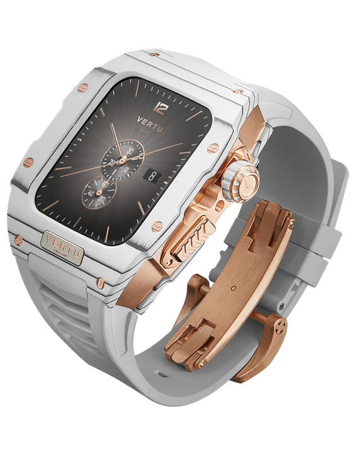 Load image into Gallery viewer, METAWATCH SMARTWATCH WHITE GOLD — WHITE WATCH STRAP
