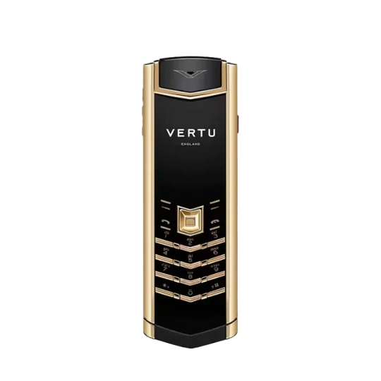 SIGNATURE V FULL GOLD 4G PHONE – PURE BLACK
