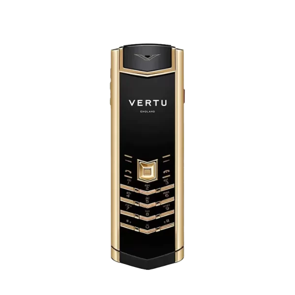 SIGNATURE V FULL GOLD 4G PHONE – PURE BLACK