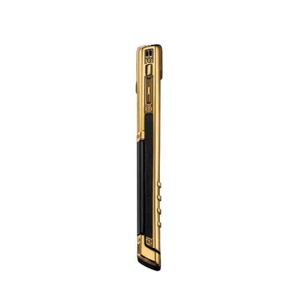 SIGNATURE V FULL GOLD 4G PHONE – PURE BLACK