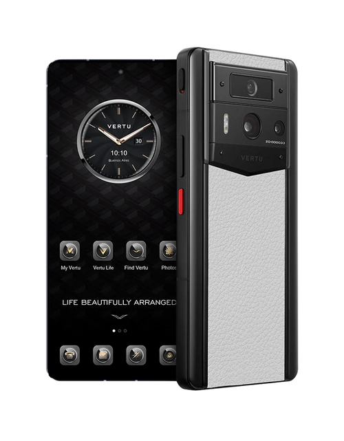 Load image into Gallery viewer, METAVERTU 2 CALFSKIN WEB3 AI PHONE – MOON WHITE
