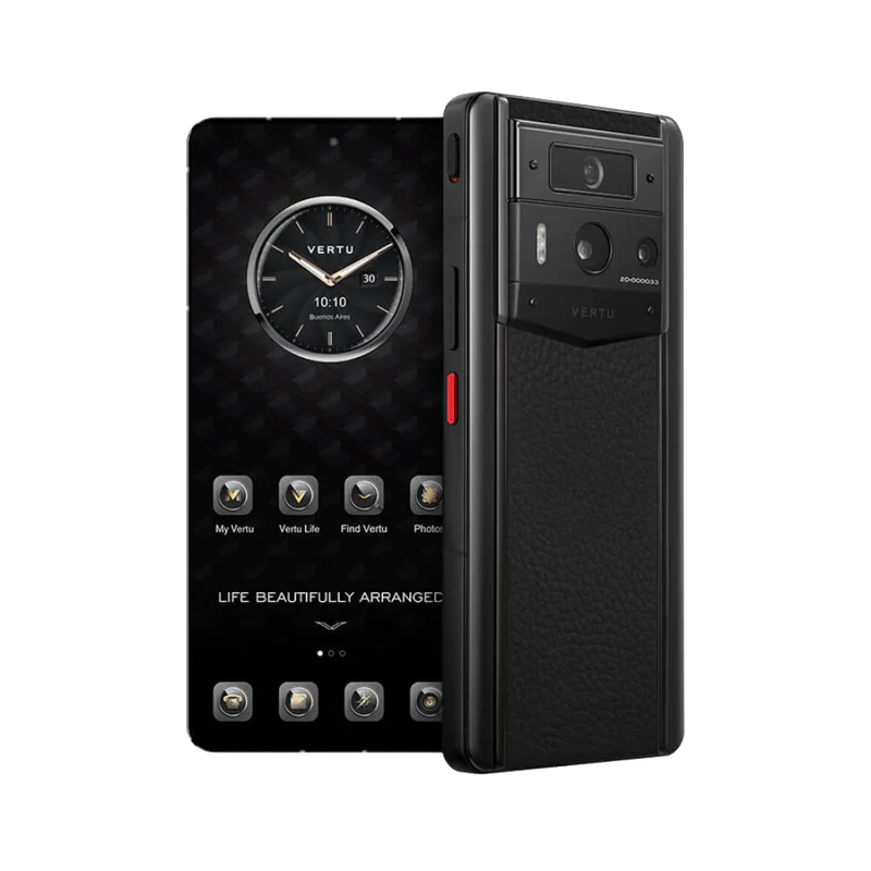 METAVERTU 2 CALFSKIN WEB3 AI PHONE – BLACK