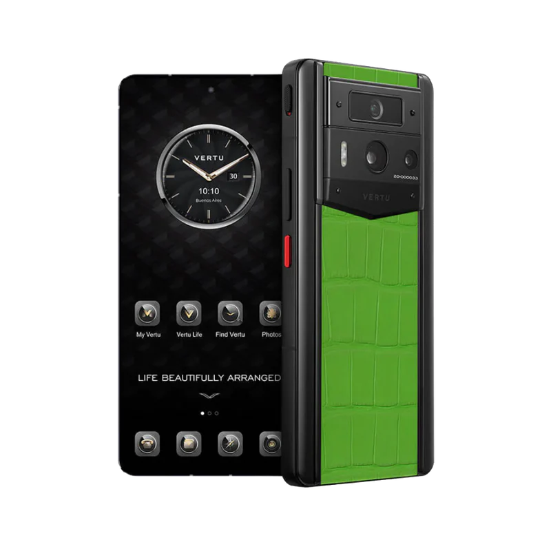 METAVERTU 2 ALLIGATOR SKIN WEB3 AI PHONE – GREEN