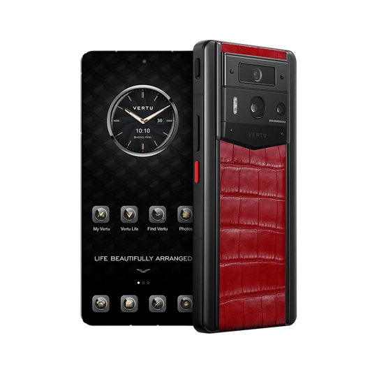 METAVERTU 2 ALLIGATOR SKIN WEB3 AI PHONE – FLAME RED