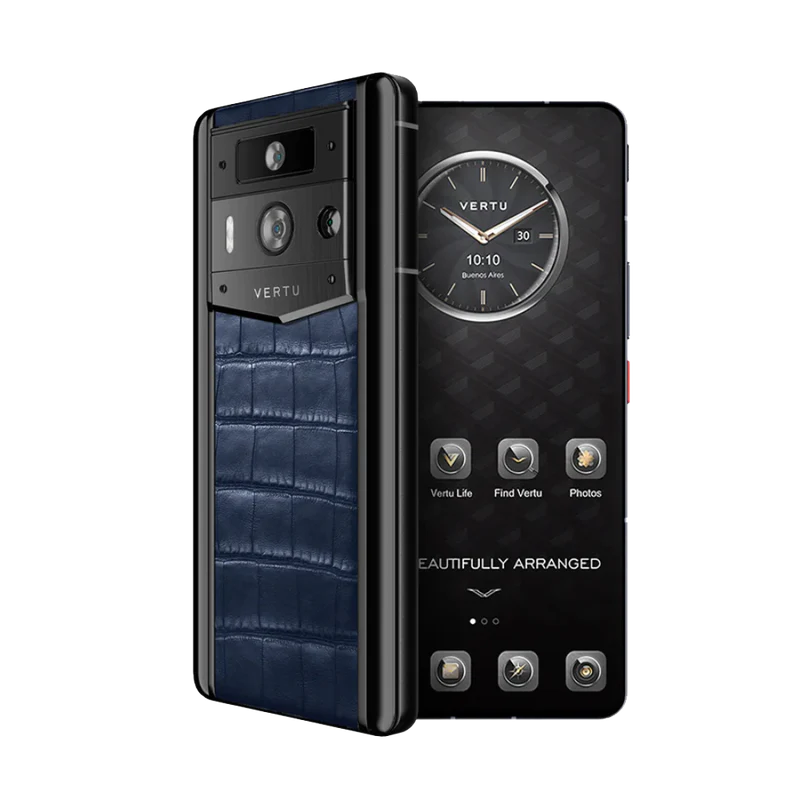 METAVERTU 2 ALLIGATOR SKIN WEB3 AI PHONE – BLUE