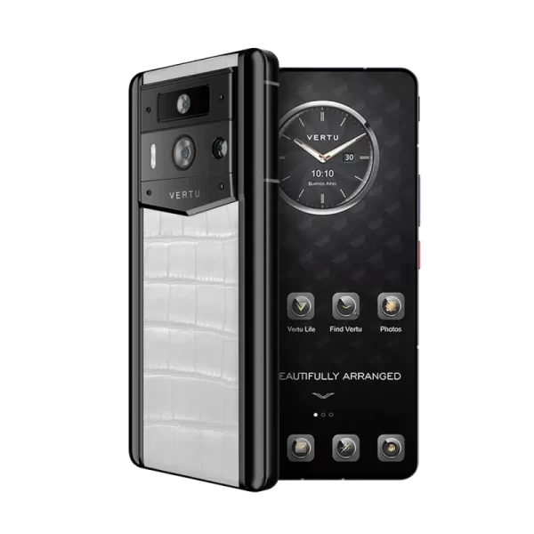 METAVERTU 2 ALLIGATOR SKIN WEB3 AI PHONE – WHITE