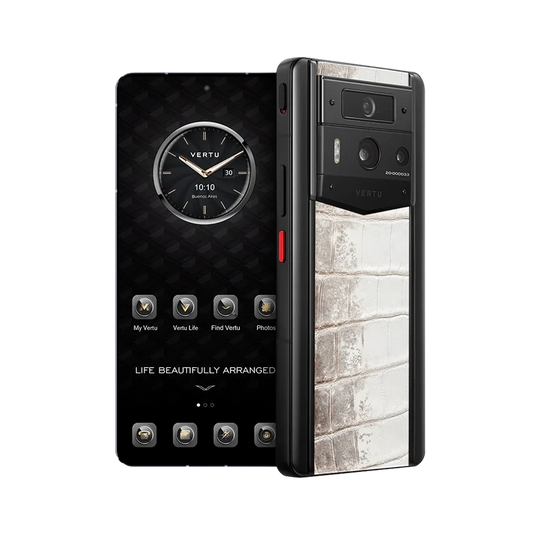 METAVERTU 2 HIMALAYA ALLIGATOR SKIN WEB3 AI PHONE – BLACK