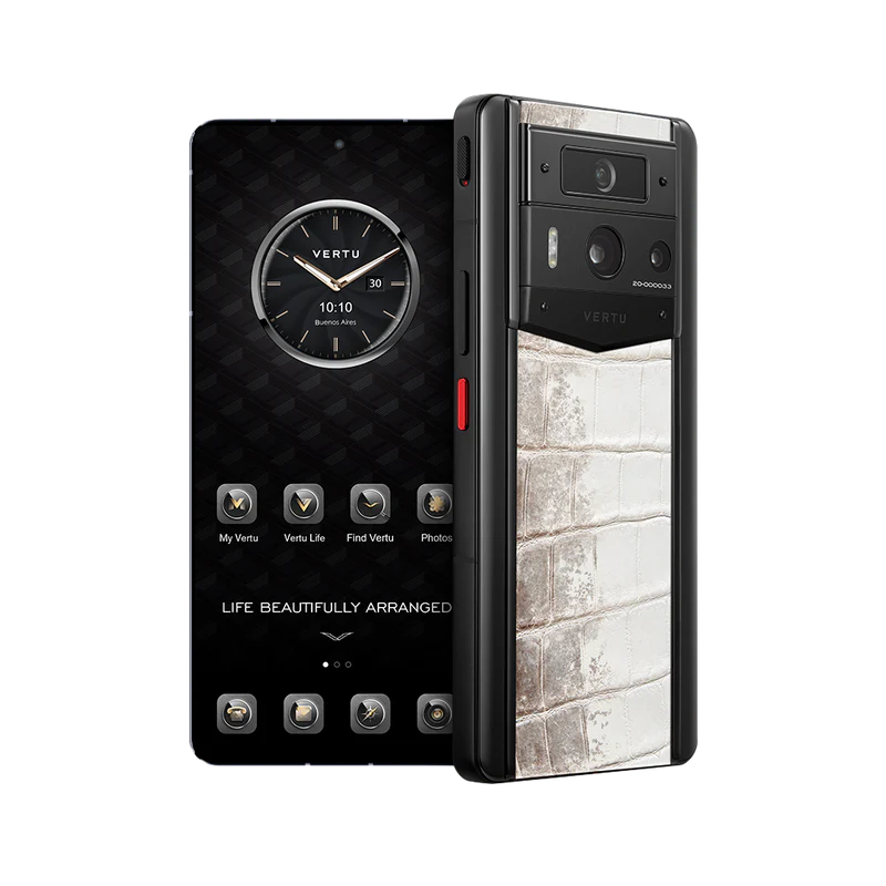 METAVERTU 2 HIMALAYA ALLIGATOR SKIN WEB3 AI PHONE – BLACK