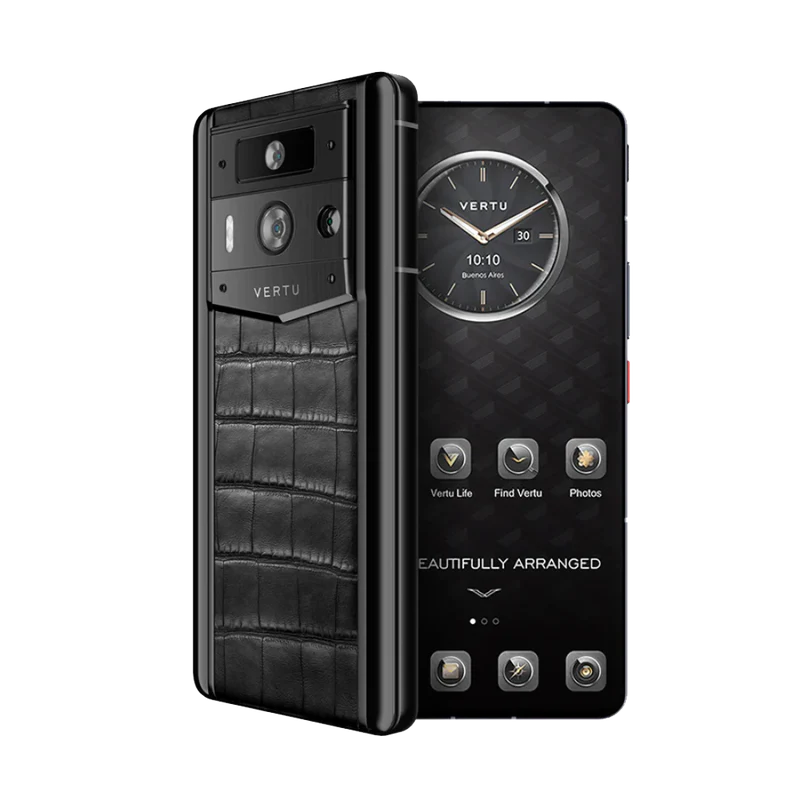 METAVERTU 2 ALLIGATOR SKIN WEB3 AI PHONE – BLACK