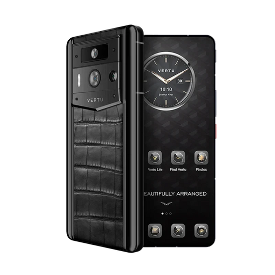 METAVERTU 2 ALLIGATOR SKIN WEB3 AI PHONE – BLACK