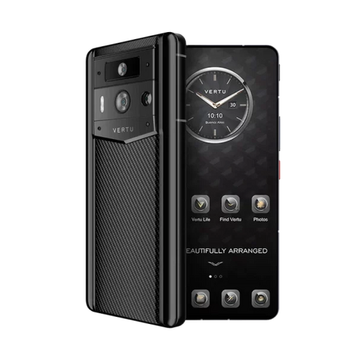 Load image into Gallery viewer, METAVERTU 2 CARBON FIBER WEB3 AI PHONE – BLACK
