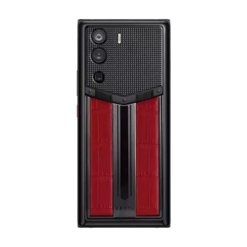 Load image into Gallery viewer, METAVERTU RACE TRACK DESIGN ALLIGATOR SKIN WEB3 PHONE – FLAME RED
