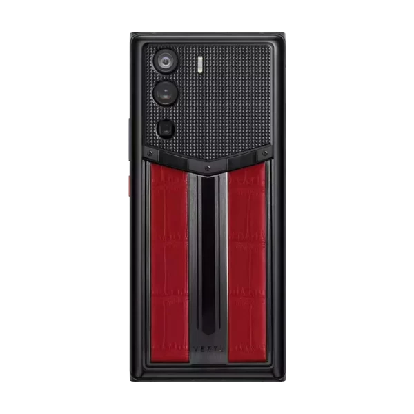 METAVERTU RACE TRACK DESIGN ALLIGATOR SKIN WEB3 PHONE – FLAME RED