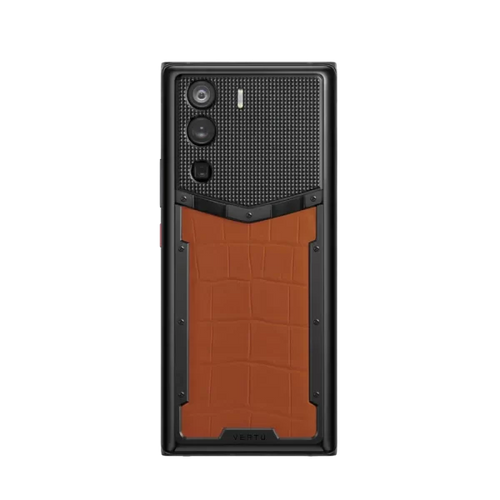 Load image into Gallery viewer, METAVERTU ALLIGATOR SKIN 5G WEB3 PHONE – ORANGE
