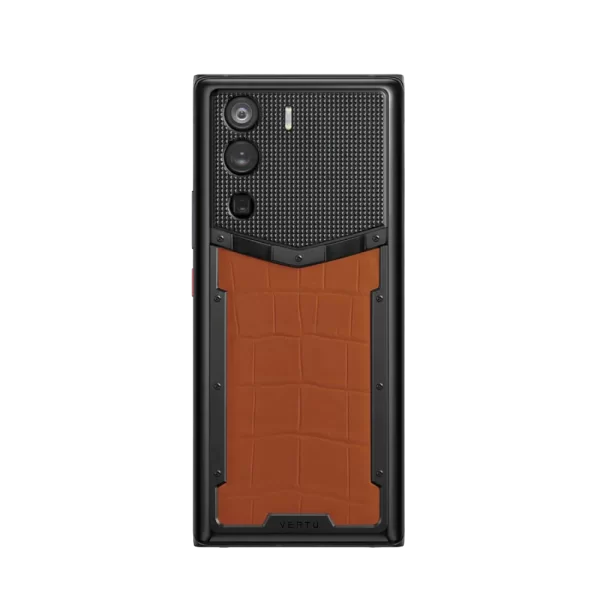 METAVERTU ALLIGATOR SKIN 5G WEB3 PHONE – ORANGE