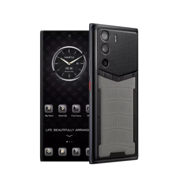 METAVERTU ALLIGATOR SKIN 5G WEB3 PHONE – GREY