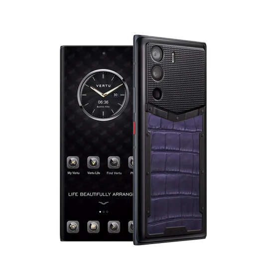 METAVERTU ALLIGATOR SKIN 5G WEB3 PHONE – GRAPE PURPLE